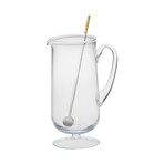 Gioia Pitcher + NOCC Mixer // Stainless Steel + 24K Gold Plated