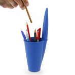 BiC Pen Lid Pen Holder (Blue)
