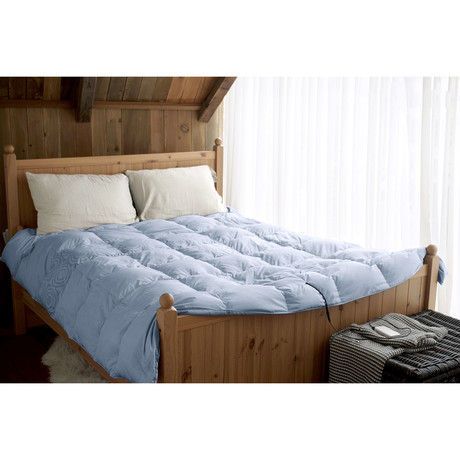 Smart Heated Comforter // Blue (Twin)