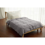 Smart Heated Comforter // Stormy Gray (Twin)