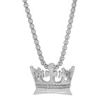 Stainless Steel Crown Pendant