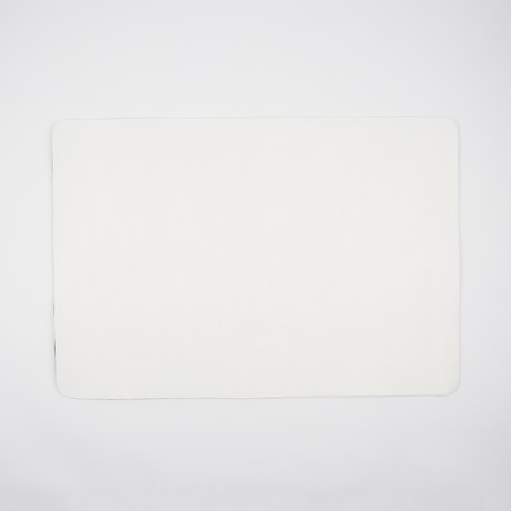 Productivity Expert Premium Leather Desk Pad // White (12" x 17")