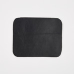 Leather Mouse Pad // Black (7.5" x 6")