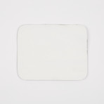 Leather Mouse Pad // White (7.5" x 6")