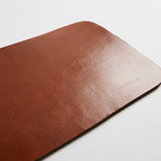Leather Mouse Pad // Tan Brown (7.5" x 6")