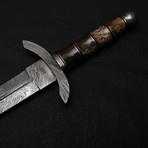 Damascus Norman Sword // 9225-A