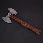 Damascus Double Head Tomahawk // 9634