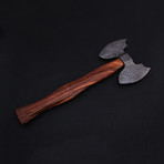 Damascus Double Head Tomahawk // 9637