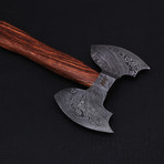 Damascus Double Head Tomahawk // 9637