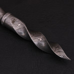 Damascus Tri Dagger // HK0235