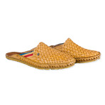 Daily Style Leather Sandals // Natural + Blue + Red (UK: 9)