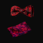 Self-Tie Bow Tie // Red Floral