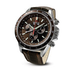 Seculus Marco Polo Chronograph Quartz // 9531.2.504F LBR SS BR