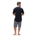 828 Men's Short Sleeve Easy Tee // Black (Small)