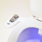 Hot Water Bidet Attachment + Toilet Night Light + Quick Release // Platinum Series