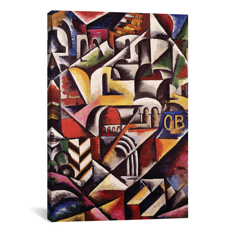 Cubist Cityscape // Lyubov Popova // 1914