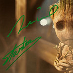 Baby Groot // Vin Diesel + Stan Lee Signed Photo // Custom Frame