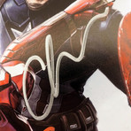 Captain America vs, Ironman // Robert Downey Jr. + Chris Evans + Stan Lee Signed // Custom Frame