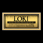 Loki // Tom Hiddleston + Stan Lee Signed Photo // Custom Frame