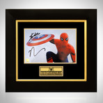 Spider Man // Tom Holland + Stan Lee Signed Photo // Custom Frame