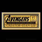 Avengers #1 Milestone Edition // Stan Lee Signed Comic // Custom Frame
