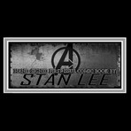 Avengers Prelude #1 // Stan Lee Signed Comic // Custom Frame