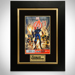 Avengers #1 // Stan Lee Signed Comic // Custom Frame