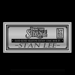 Doctor Strange Milestone Edition Strange Tales // Stan Lee Signed Comic // Custom Frame
