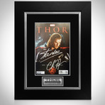 Thor #1 // Stan Lee + Chris Hemsworth Signed Comic // Custom Frame