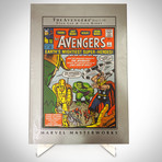 Avengers Masterworks #1 // Stan Lee Signed Hardcover Book + Stand