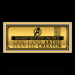 Champions #1 // Greg Land + Stan Lee Signed Comic // Custom Frame