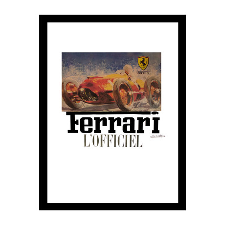Ferrari L'Officiel (12"W x 16"H x 1"D)