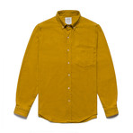 Casual Flannel Shirt // Pixel Mustard (L)
