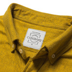Casual Flannel Shirt // Pixel Mustard (S)