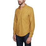 Casual Flannel Shirt // Pixel Mustard (XL)