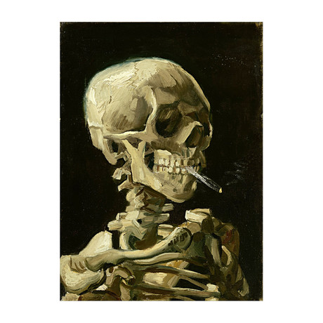 Smoking Skeleton // Vincent Van Gogh