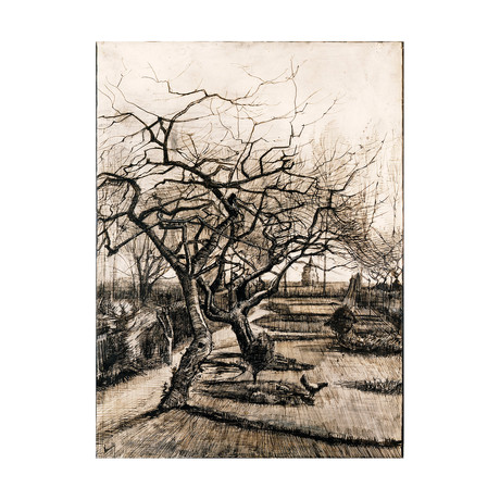 The Parsonage Garden In Winter // Vincent Van Gogh