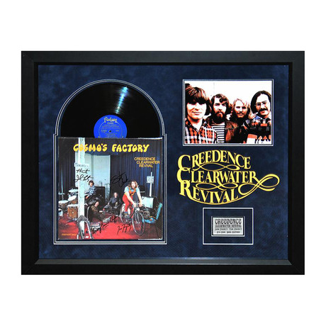 Framed Autographed Collage // Creedence