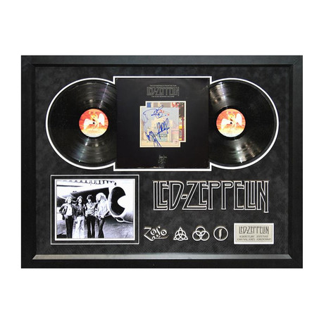 Framed Autographed Collage // Led Zeppelin // Collage II