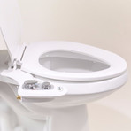 Hot Water Bidet Attachment + Toilet Night Light + Quick Release // Platinum Series