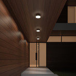 Inside Out // LED Surface Mount (Plane Lens // Textured Gray Finish)