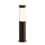 Inside Out // Round Column™ // LED Bollard (16" // Textured Gray Finish)