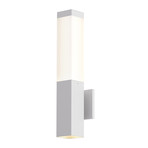 Inside Out // Square Column™// LED Sconce (Textured White Finish)
