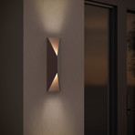Inside Out // Prisma™ // LED Sconce (Regular // Textured White Finish)
