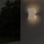 Curved Shield LED Sconce (Textured Gray Finish)