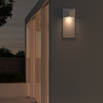 Triform Panel LED Sconce (Textured White Finish)