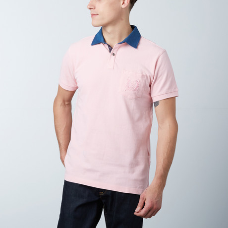Men's Polo Shirt // Pink (S)