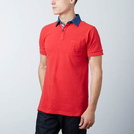 Men's Polo Shirt // Red (S)
