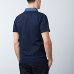 Men's Polo Shirt // Navy Denim (S)