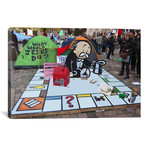 Monopoly // Occupy London // Banksy (26"W x 18"H x 0.75"D)